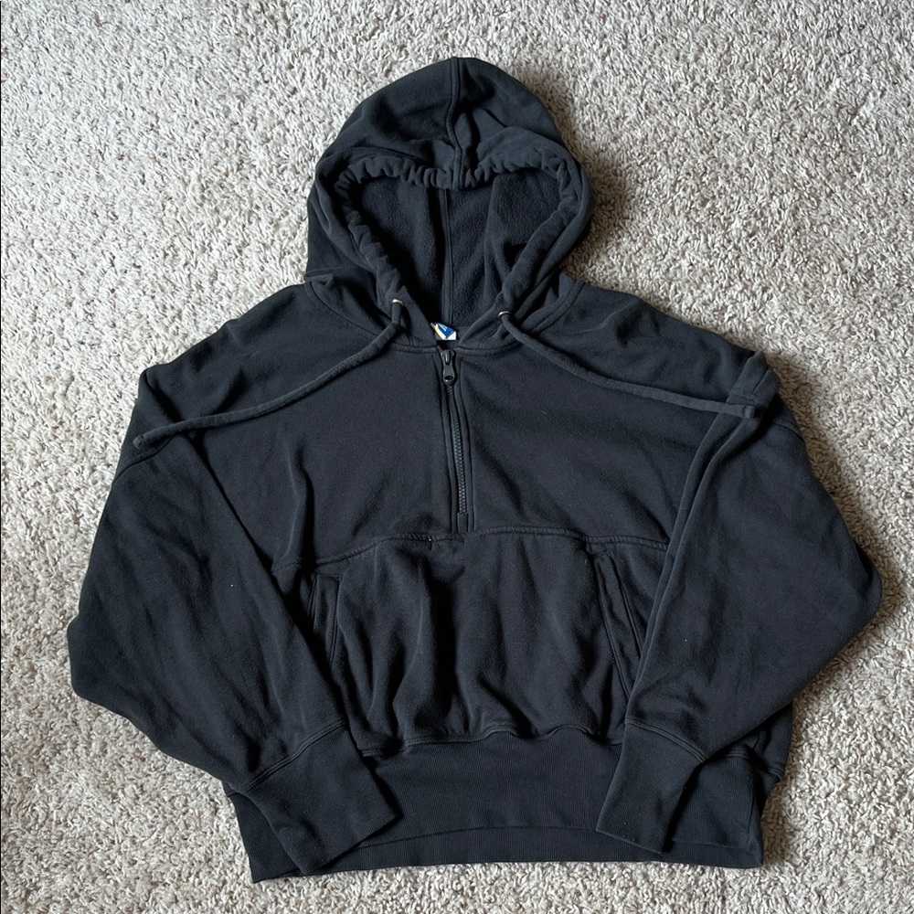 Women’s XL Grey Half Zip Hoodie